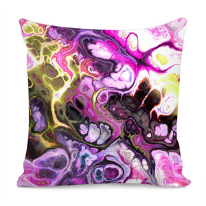 Colorful Marble Design Pillow Cover