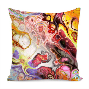 Colorful Marble Design Pillow Cover