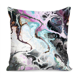 Colorful Marble Design Pillow Cover