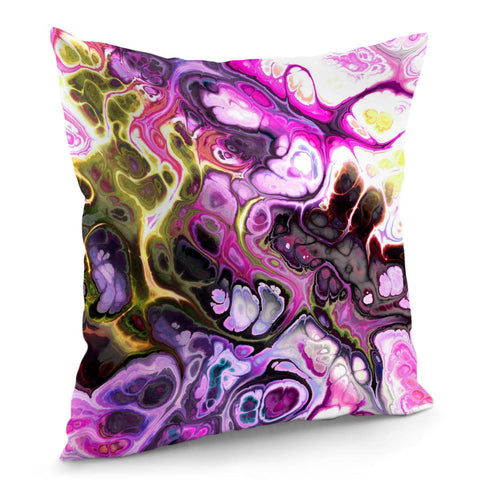 Image of Colorful Marble Design Pillow Cover