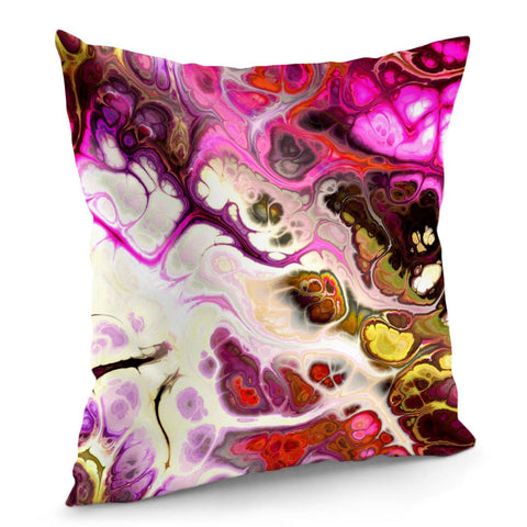 Image of Colorful Marble Design Pillow Cover