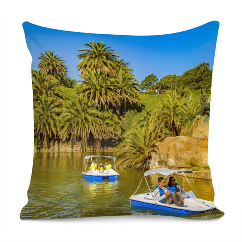 Image of Parque Rodo Park, Montevideo, Uruguay Pillow Cover