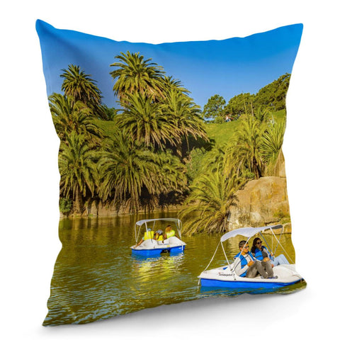 Image of Parque Rodo Park, Montevideo, Uruguay Pillow Cover