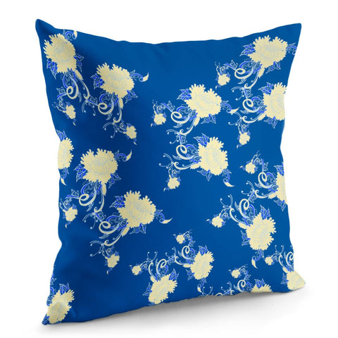 Image of Blue Pillow Cover