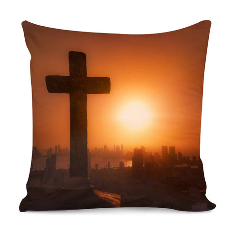 Image of Cartagena De Indias, Colombia, Aerial View Pillow Cover