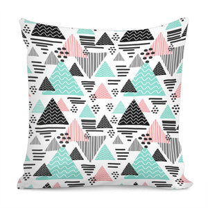 Trendy Triangle Pattern Pillow Cover