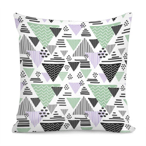 Trendy Triangle Pattern Pillow Cover