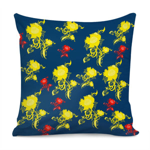 Blue Pillow Cover