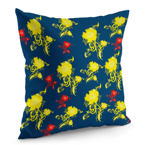 Image of Blue Pillow Cover