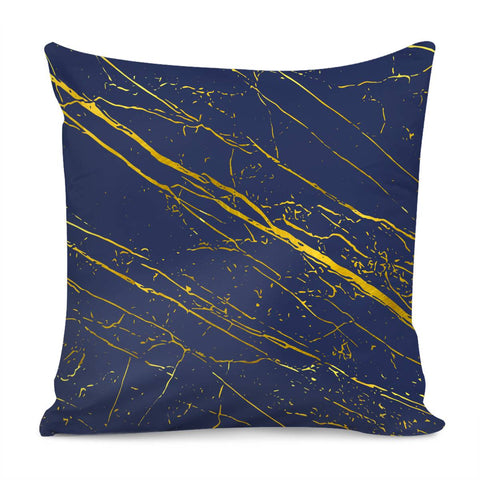 Image of Golden Blue Depths Pillow Cover