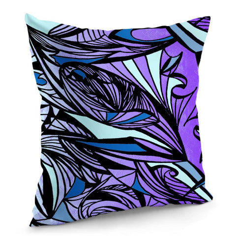 Image of Blue Pillow Cover