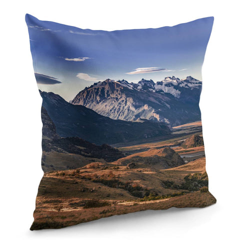 Image of Mountain Patagonian Landscape, Santa Cruz, Argentina Pillow Cover