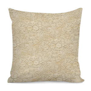 Old Crochet Lace Pattern Beige - Photo Art Pillow Cover