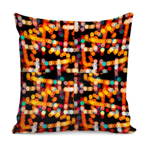 Multicolored Bubbles Pattern Pillow Cover