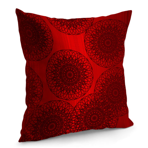 Image of Red Pillow Cover