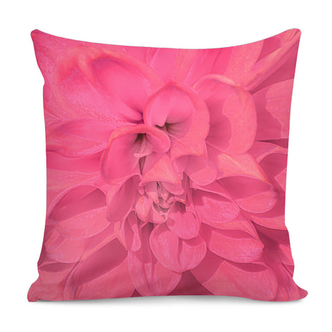 Image of Beauty Pink Rose Detail Photo Pillow Cover