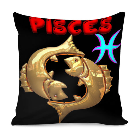 Image of Pisces - Astrological Sign Pillow Cover