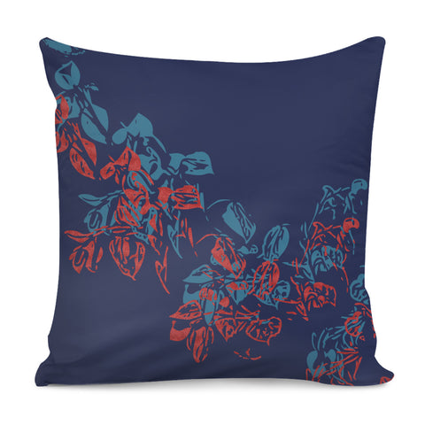 Image of Blue Depths & Mosaic Blue Pillow Cover