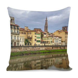 Cityscape Historic Center Of Florence, Italy Pillow Cover