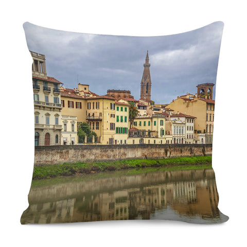 Image of Cityscape Historic Center Of Florence, Italy Pillow Cover