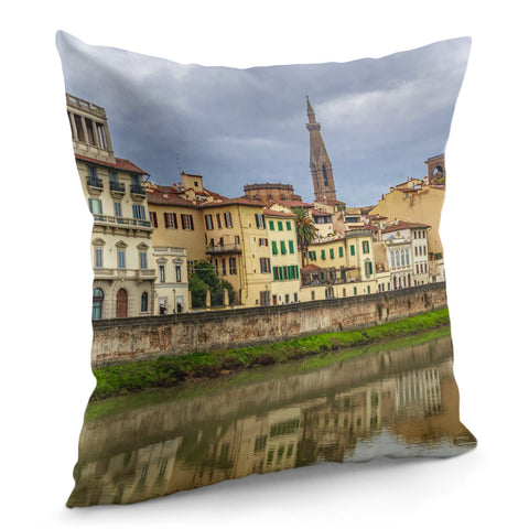 Image of Cityscape Historic Center Of Florence, Italy Pillow Cover