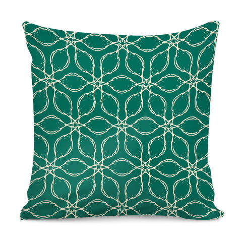 Image of Ultramarine Green & Winter White Pillow Cover