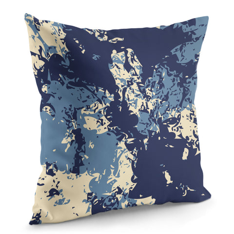 Image of Blue Depths, Niagara & Almond Oil Pillow Cover