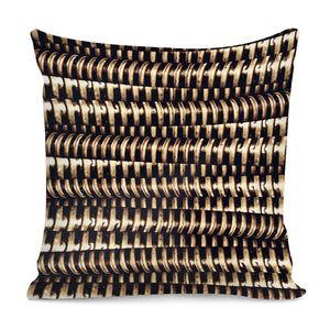 Modern Tech Stripes Print Pillow Cover
