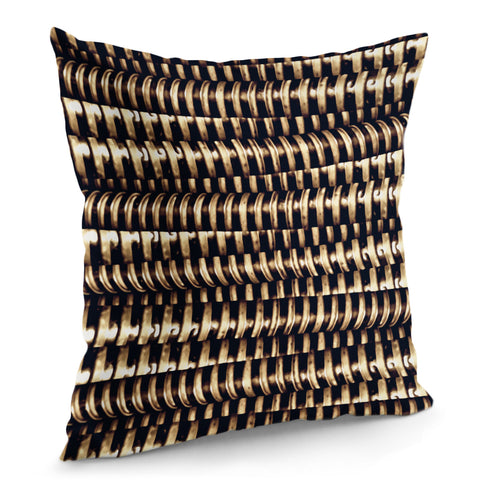 Image of Modern Tech Stripes Print Pillow Cover