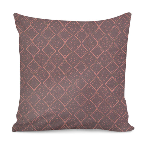 Image of Rose Taupe & Burnt Coral Pillow Cover