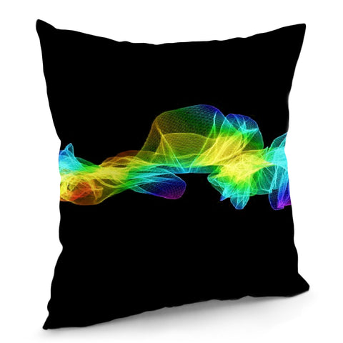 Image of Colorful Smoke Pillow Cover