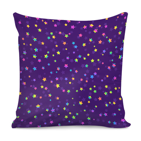 Image of Funky Rainbow Pattern Pillow Cover