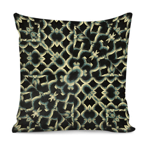 Dark Interlace Motif Mosaic Pattern Pillow Cover
