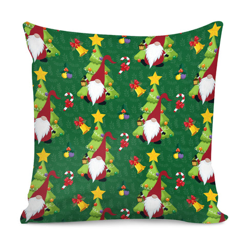 Image of Green Christmas Gnome Pillow Cover