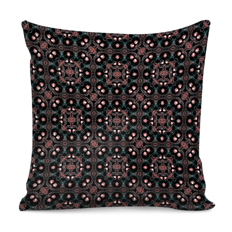 Image of Dark Oriental Geometric Mosaic Pillow Cover