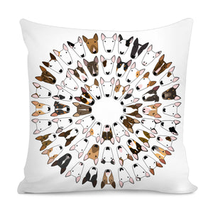 Bully Circle Pillow Cover
