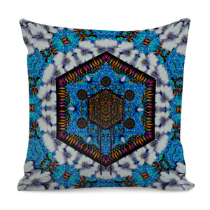 Temple Mandala  Of Candle Lights And A Touch Of Summer Pillow Cover