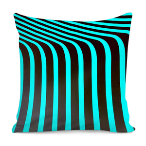 Turquoise Waves Pillow Cover