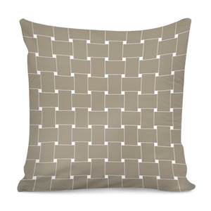 Grey Patch Pillow Cover