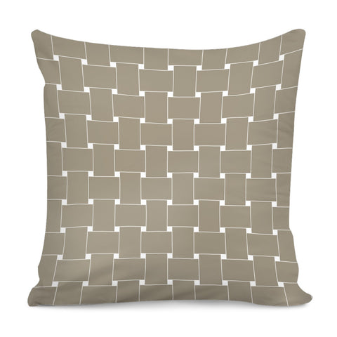 Image of Grey Patch Pillow Cover