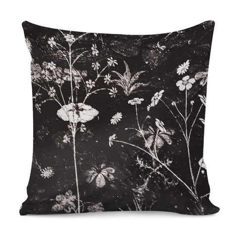 Image of Dark Floral Artwork Pillow Cover