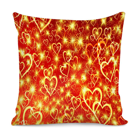 Image of Fire Hearts Pillow Cover