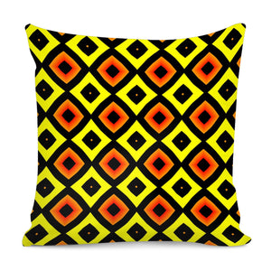 Orange -Yellow Surprise Pillow Cover