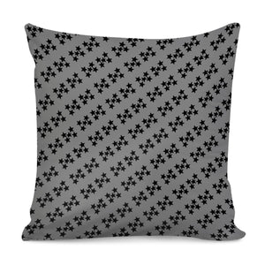 Pattern Etoiles Noir/Gris Pillow Cover