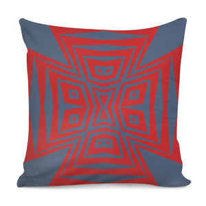 Minimalism Red Blue Pillow Cover