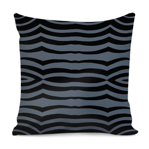 Minimalism Black Blue Pillow Cover