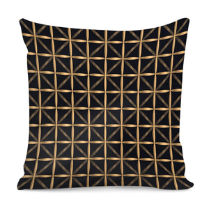 Golden Fence Pillow Cover