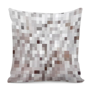 Geometric Pixel Pattern Print Pillow Cover