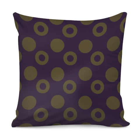 Image of Brown Rounds Pillow Cover