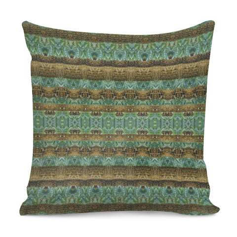 Image of Multicolored Tribal Stripes Print Pattern Pillow Cover